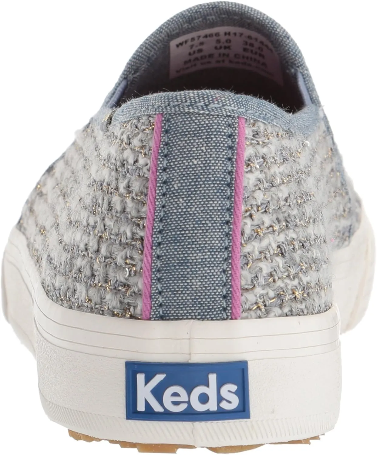 Keds Women's Double Decker Sequin Knit Fashion Sneaker