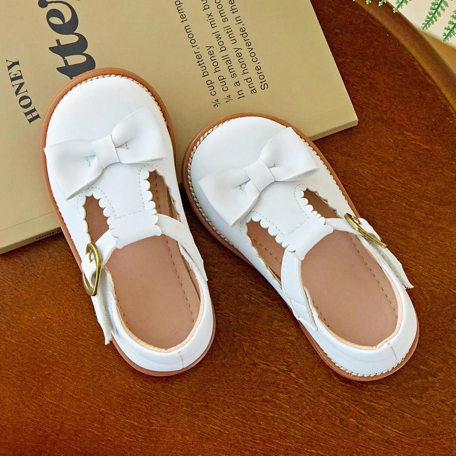 Kiderence Toddler Girls Mary Jane Dress Shoes Little Girls School Oxford Flats