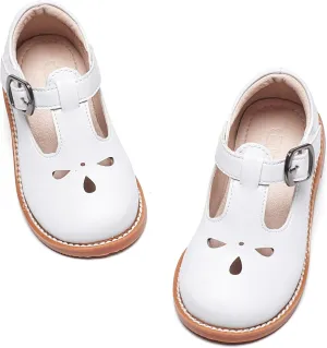 Kiderence Toddler Little Girls Mary Jane Dress Shoes School Oxford for Girls Flats