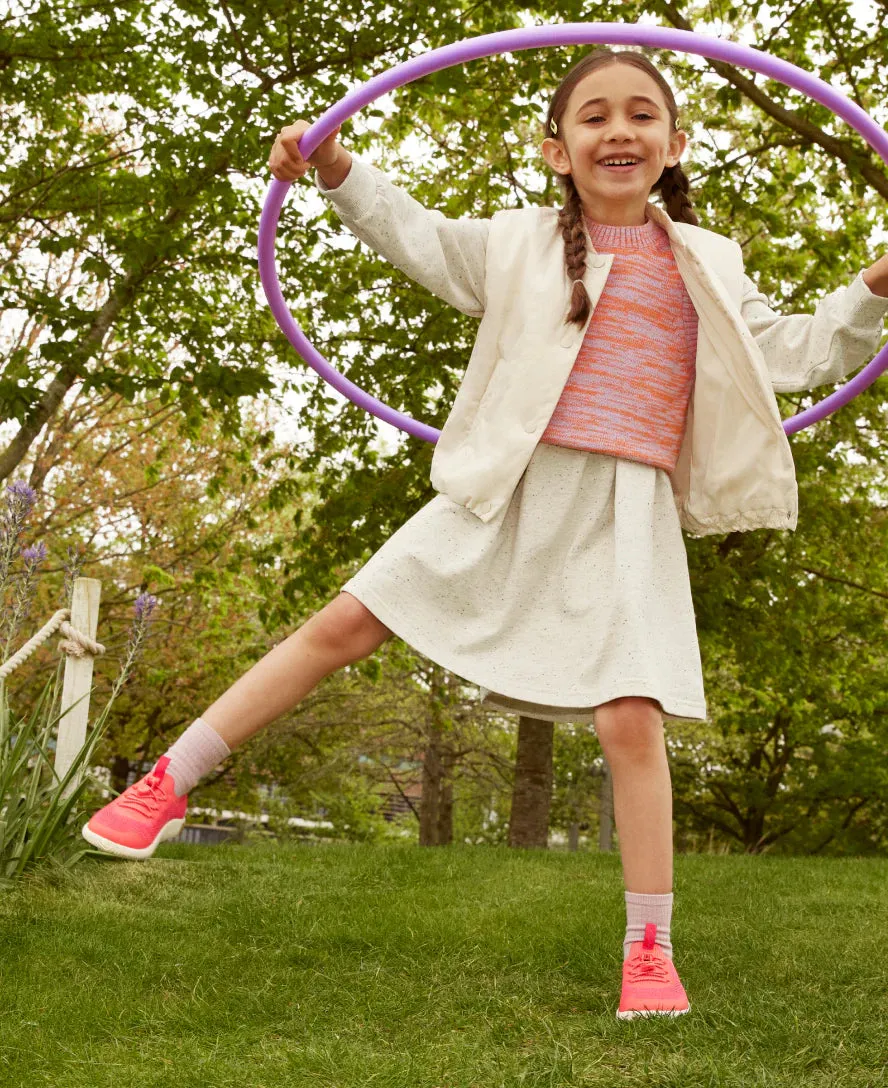 KNX Knit Sneaker für jüngere Kinder  |  Iguana/Evening Primrose
