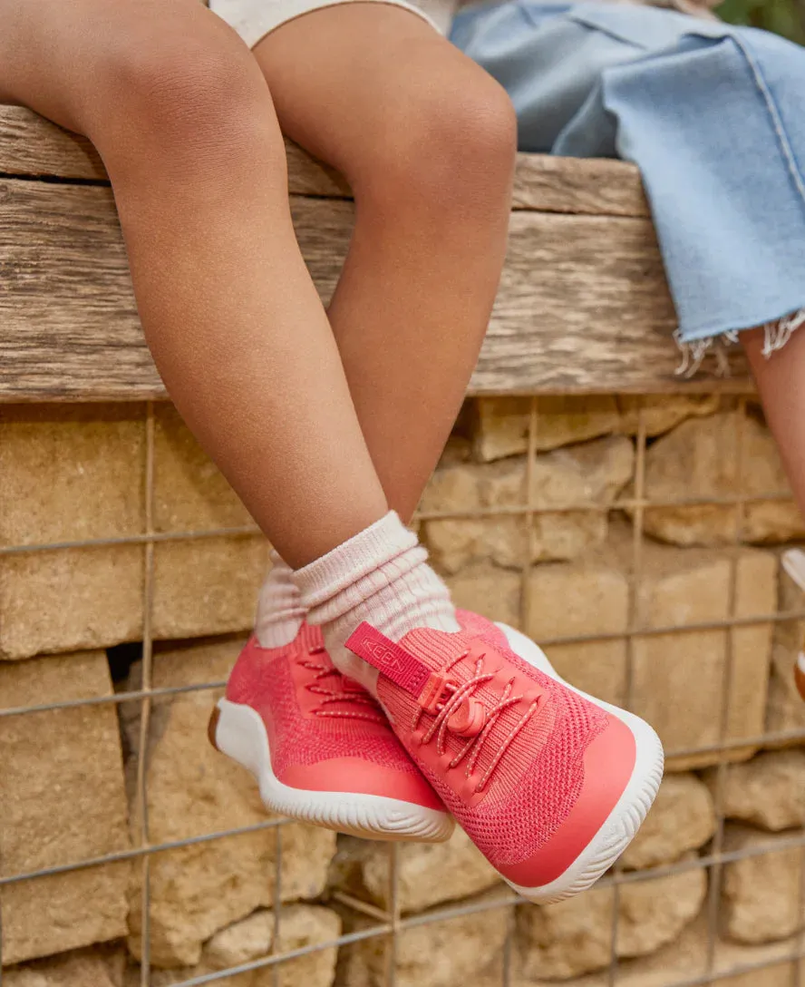 KNX Knit Sneaker für jüngere Kinder  |  Iguana/Evening Primrose