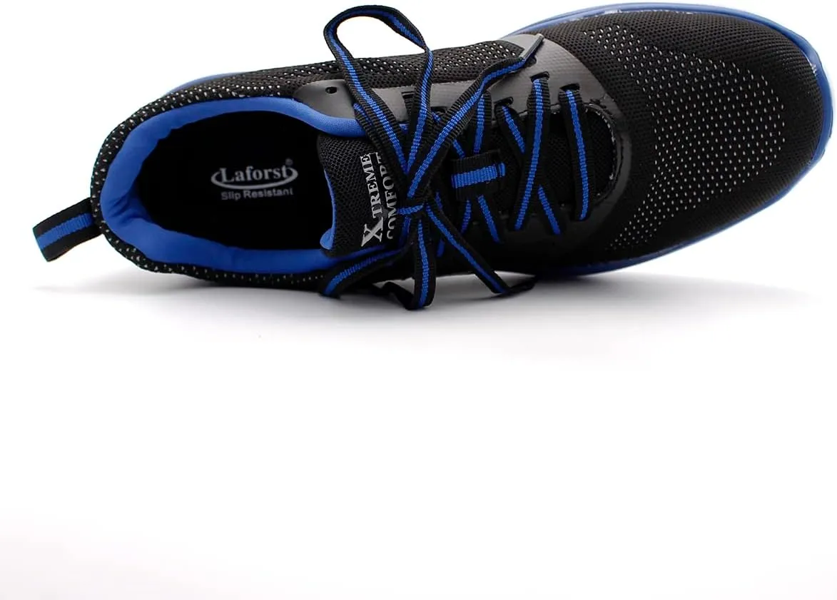 Laforst Mens Platform Xtreme Comfort Slip Resistant Sneaker