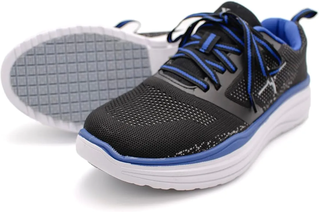 Laforst Mens Platform Xtreme Comfort Slip Resistant Sneaker
