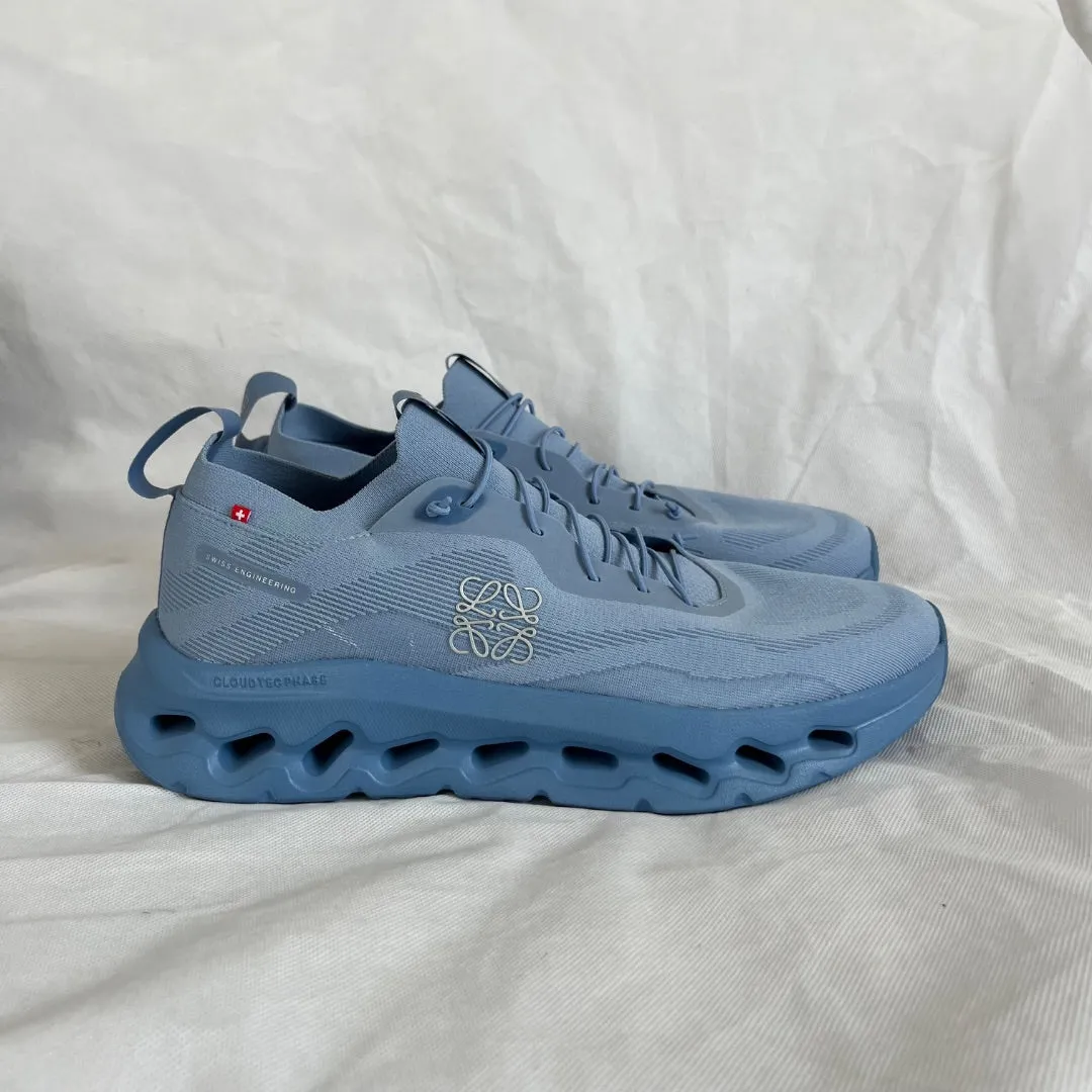 Loewe x On Cloudtilt Light Blue Stretch Recycled - Knit Sneaker Shoes, 45