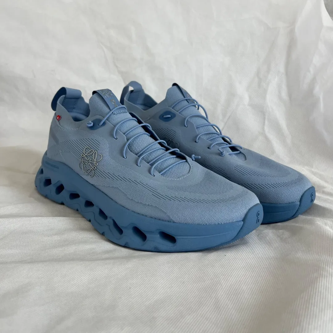 Loewe x On Cloudtilt Light Blue Stretch Recycled - Knit Sneaker Shoes, 45