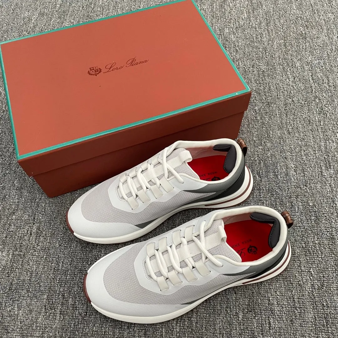 LP BRUNELLO SNEAKERS MULTI-CLOUD AND GRAY MESH CALFSKIN