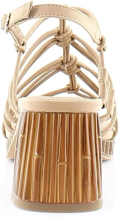 Lucky Brand Women's Bassie Strappy High Heel Sandal Heeled