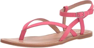 Lucky Brand Women's BYLEE Flat Sandal, Paradise PIN, 6
