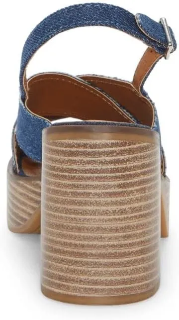 Lucky Brand Women's Delmie Backstrap High Heel Sandal Heeled