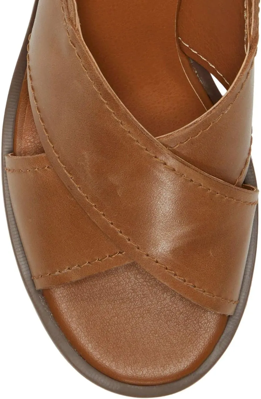 Lucky Brand Women's Delmie Backstrap High Heel Sandal Heeled