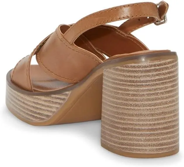 Lucky Brand Women's Delmie Backstrap High Heel Sandal Heeled