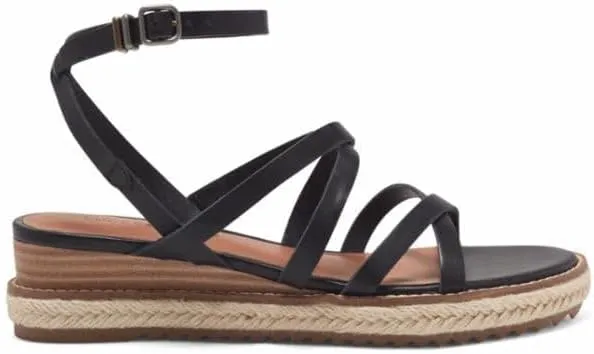 Lucky Brand Women's Nemelli Strappy Wedge Sandal Platform