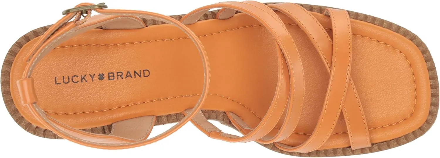 Lucky Brand Women's Taiza Platform Sandal Heeled