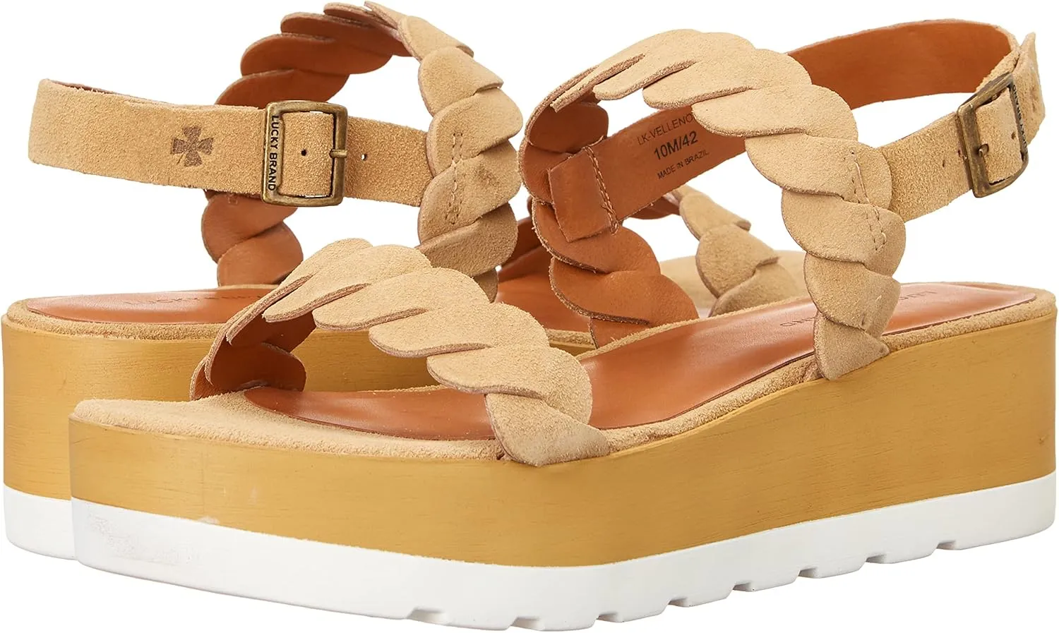 Lucky Brand Women's Vellenora Platform Wedge Sandal