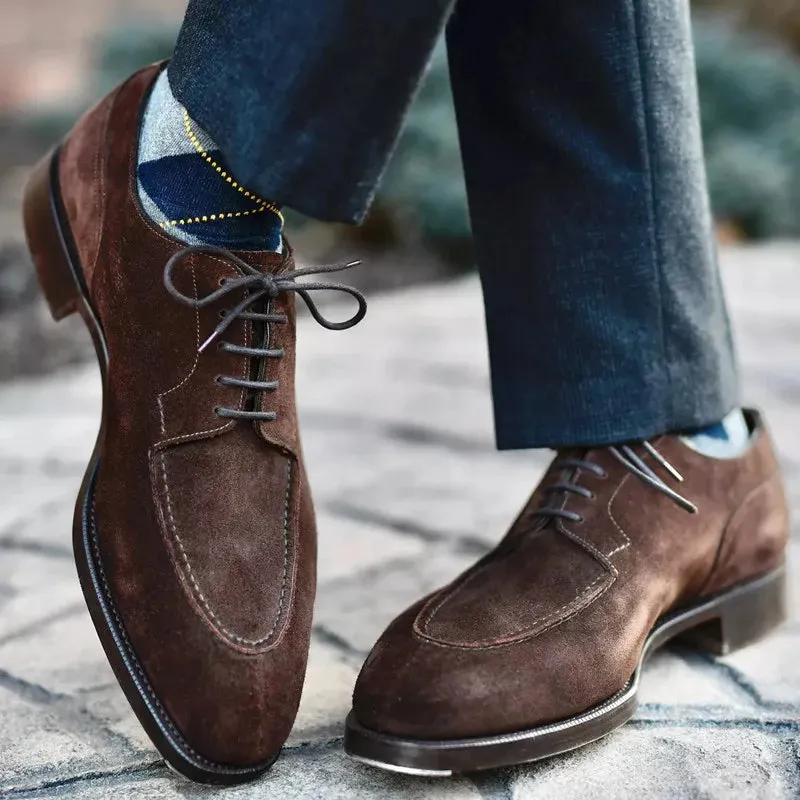Men's Classic Style Oxford Suede Shoes | Ideal for All Seasons
