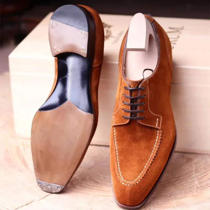 Men's Classic Style Oxford Suede Shoes | Ideal for All Seasons