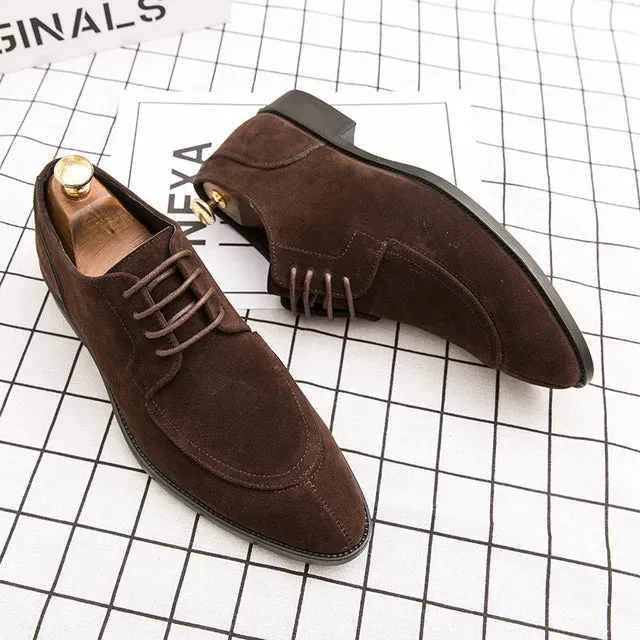 Men's Classic Style Oxford Suede Shoes | Ideal for All Seasons