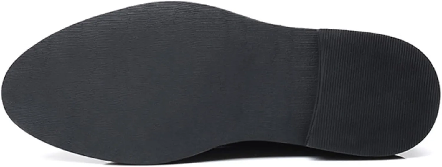 Men's Formal Oxford Comfortable Dress Shoes - Business Wingtip Lace Up Leather Shoes with Classic and Modern Designs