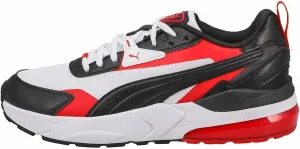 Men's Puma Vis2K Back to Heritage Puma White-Puma Black-Red (393469 02) - 7.5
