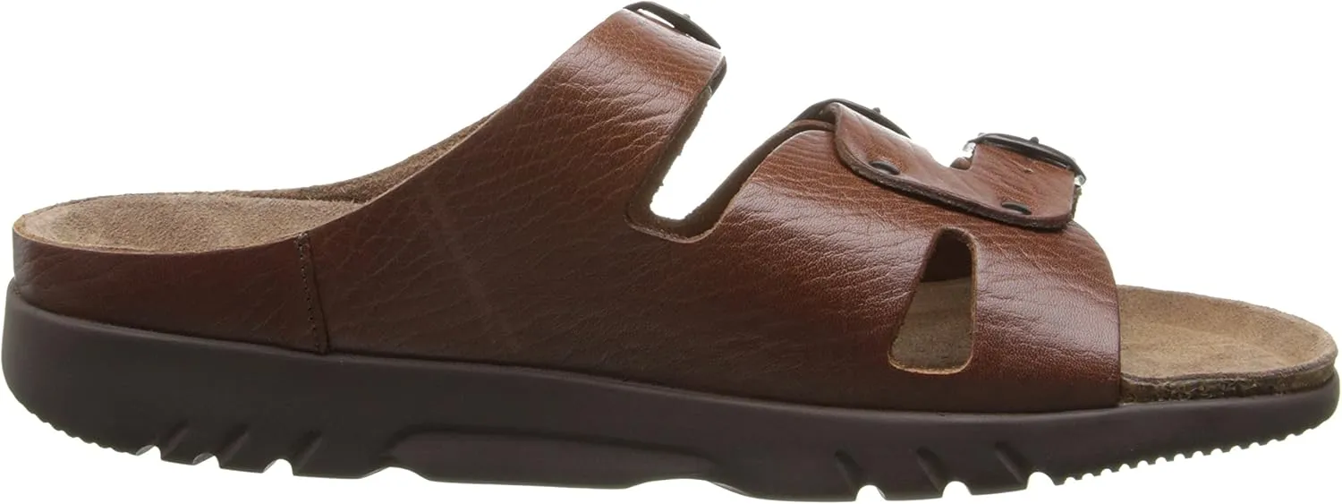 Mephisto Men's Zach Tan Full Grain Leather Sandal