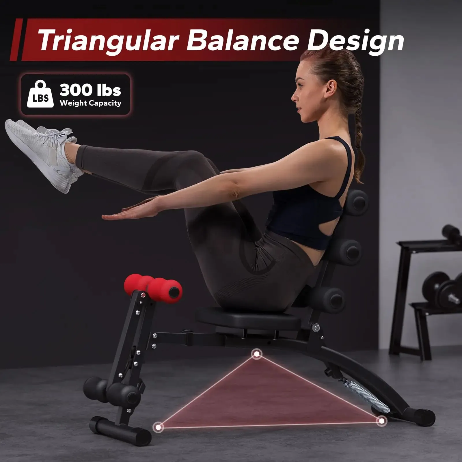 MERACH Adjustable Ab Machine