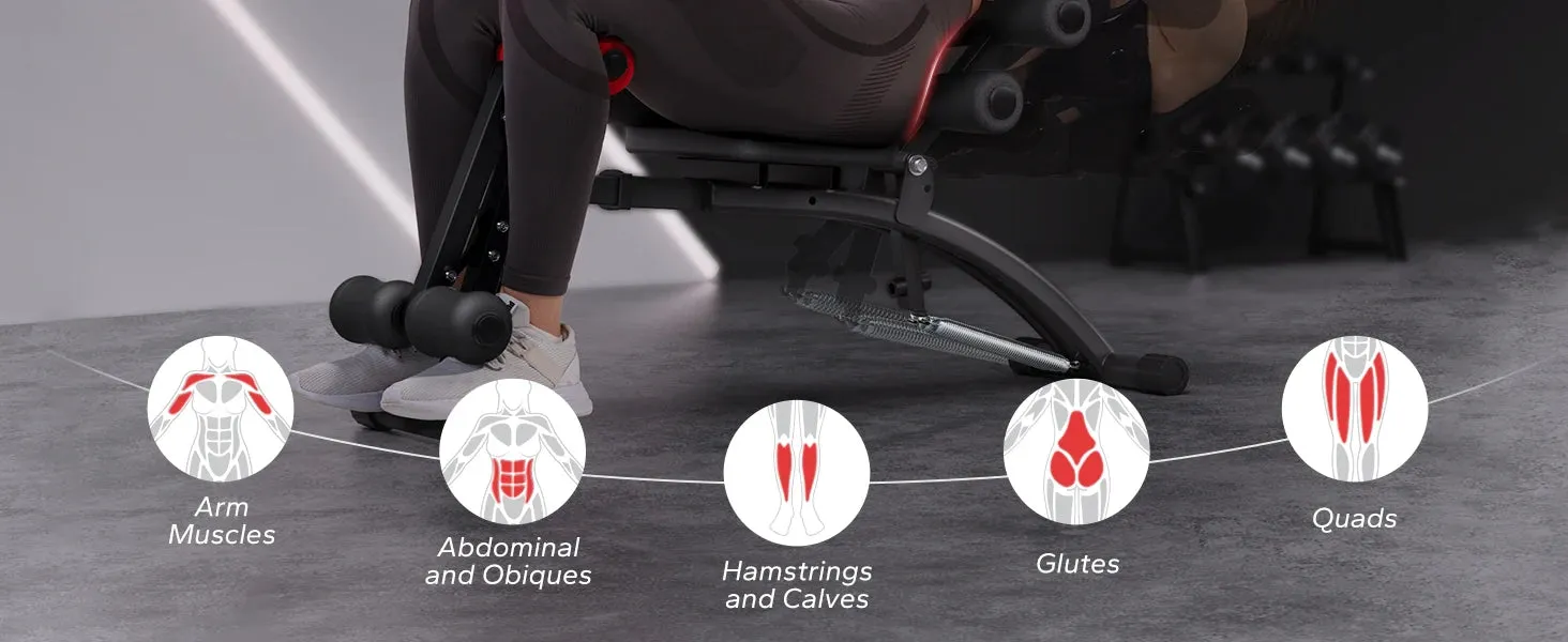 MERACH Adjustable Ab Machine