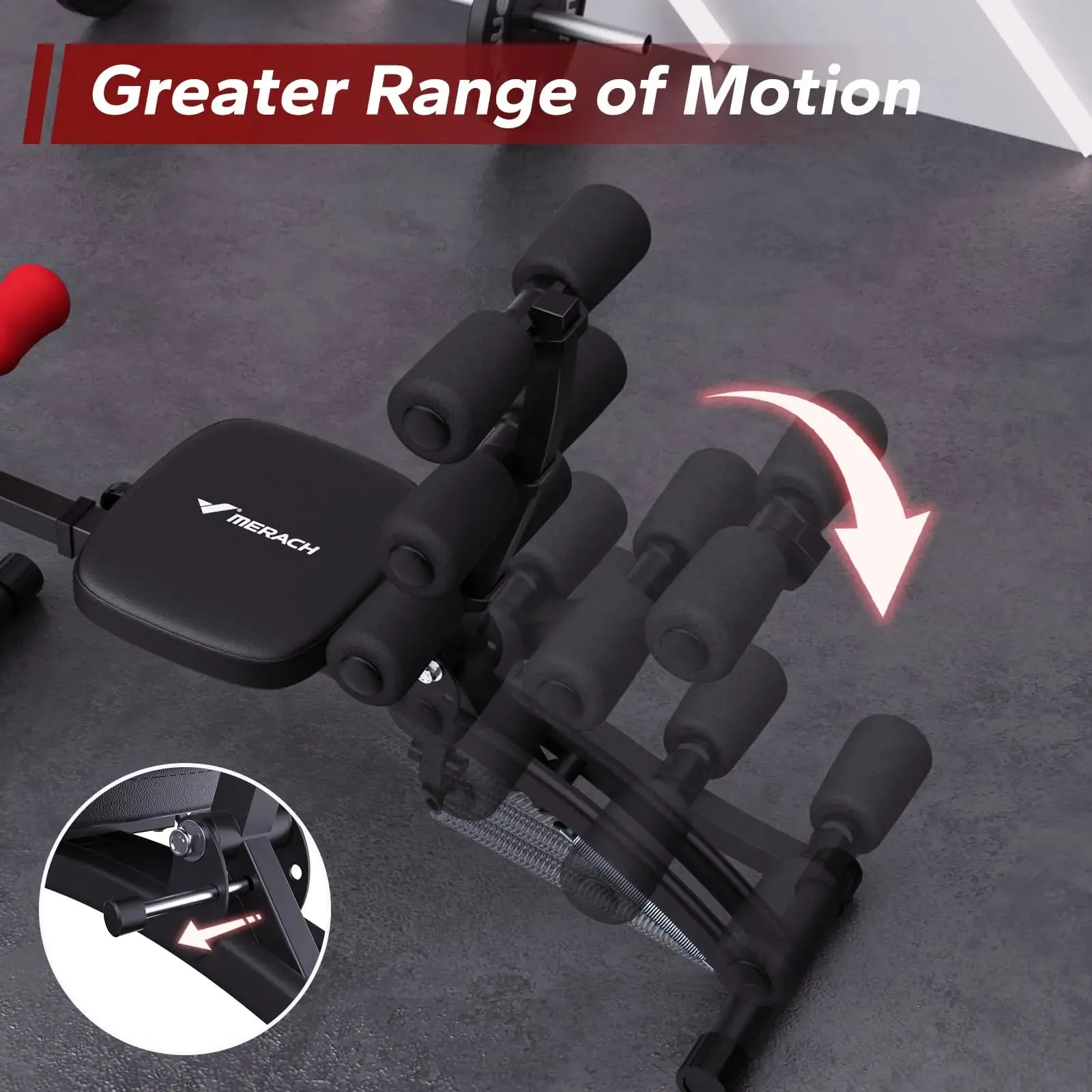 MERACH Adjustable Ab Machine