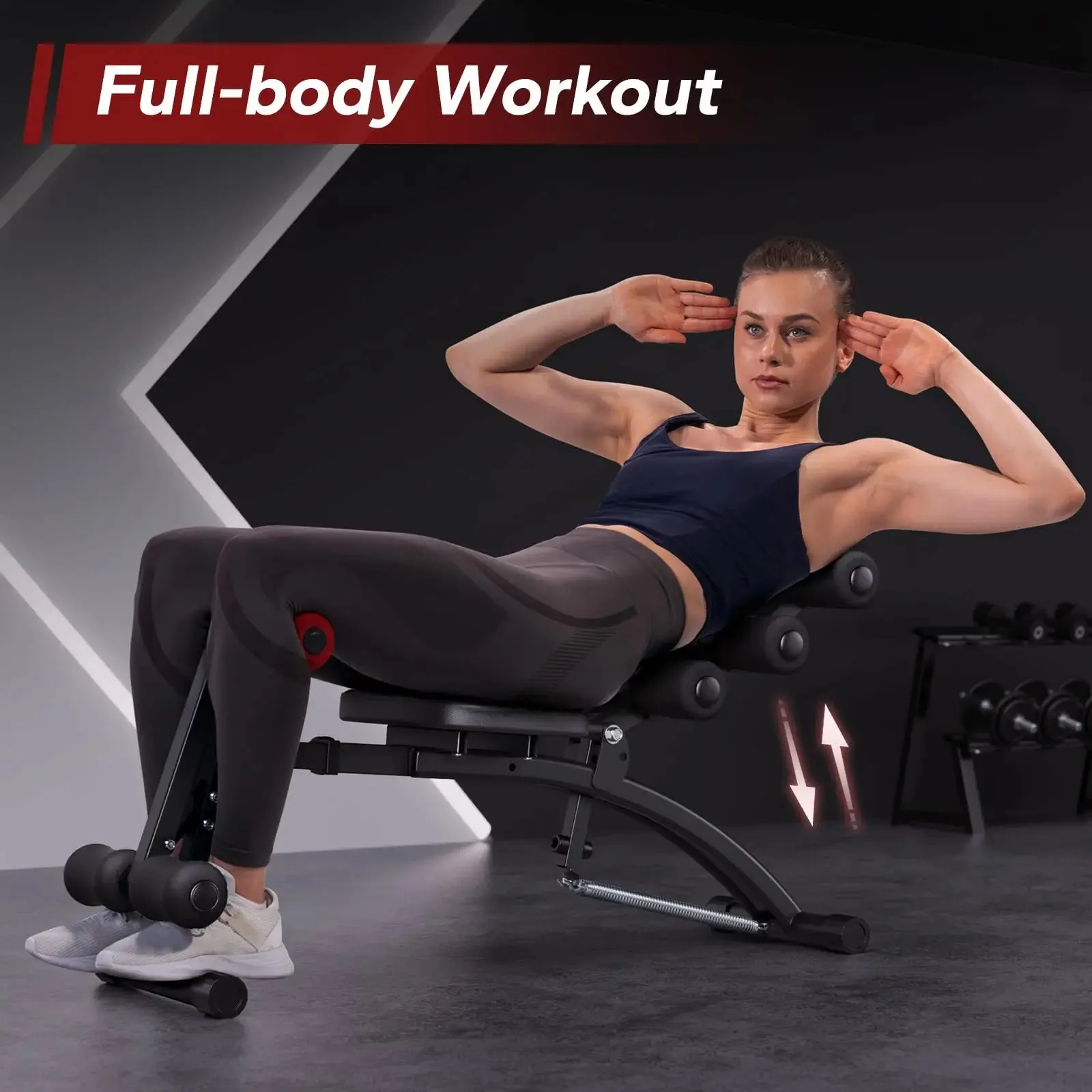 MERACH Adjustable Ab Machine