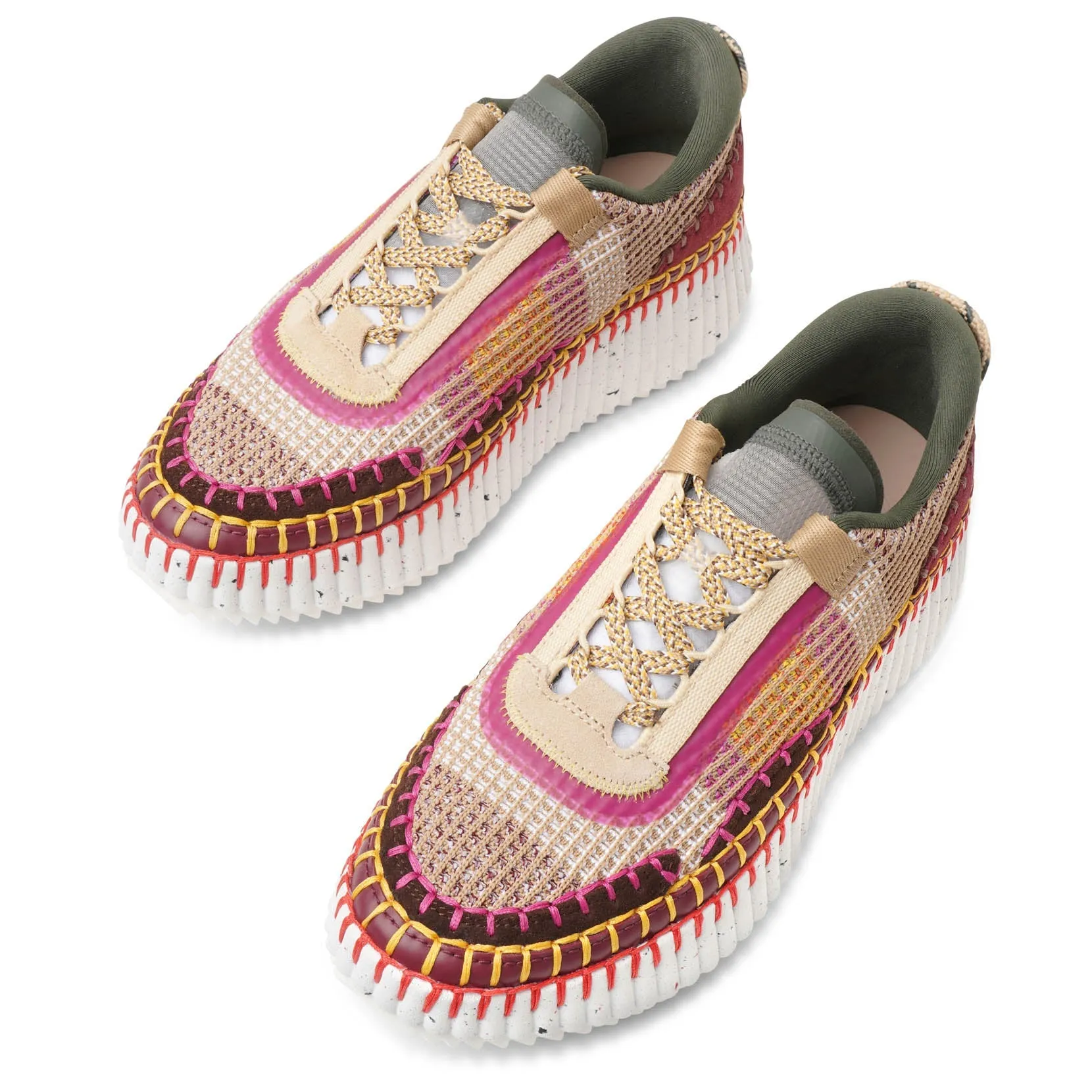 Nama brown mesh sneakers