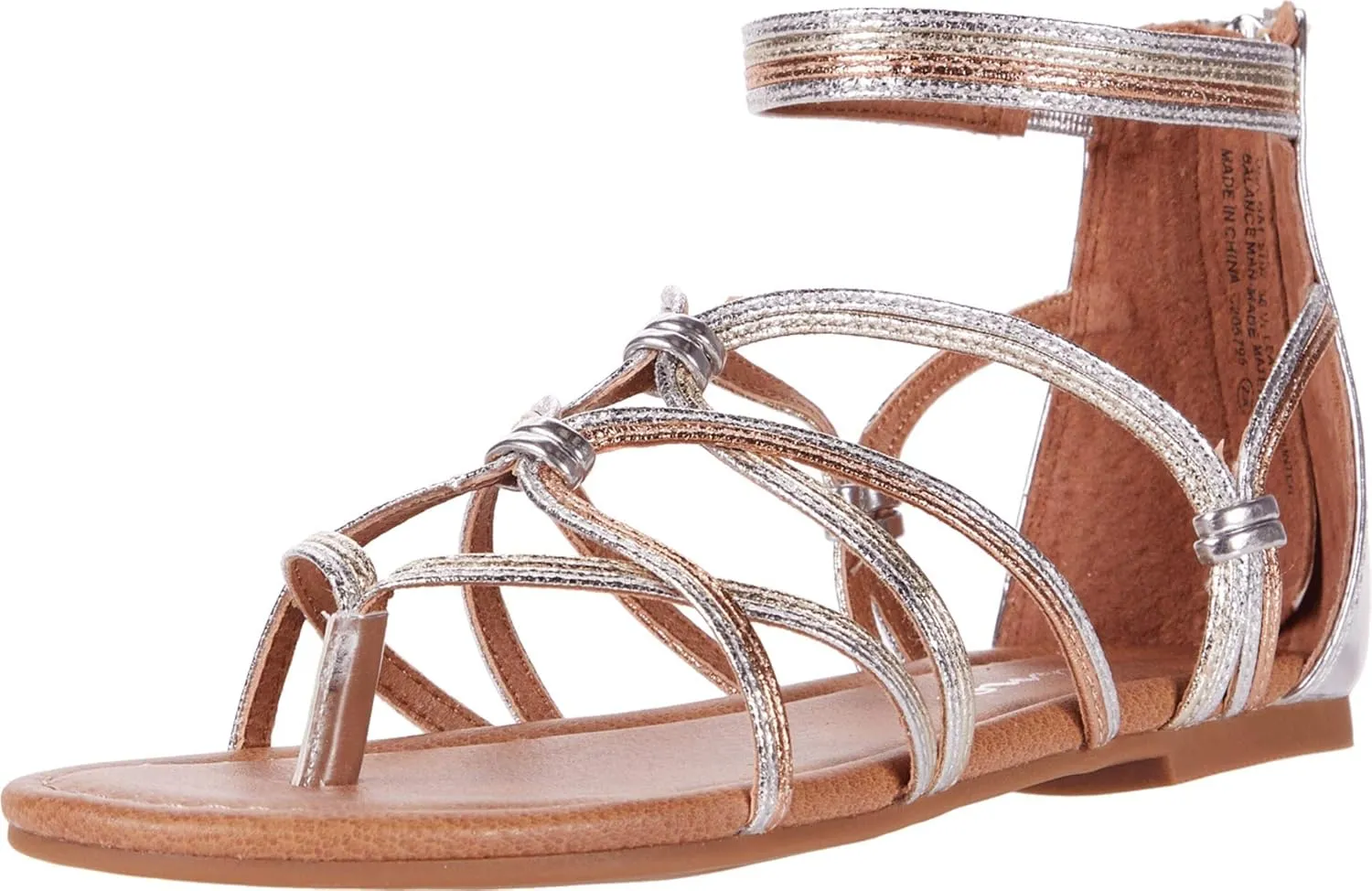 NINA Girl's Zip Sandal