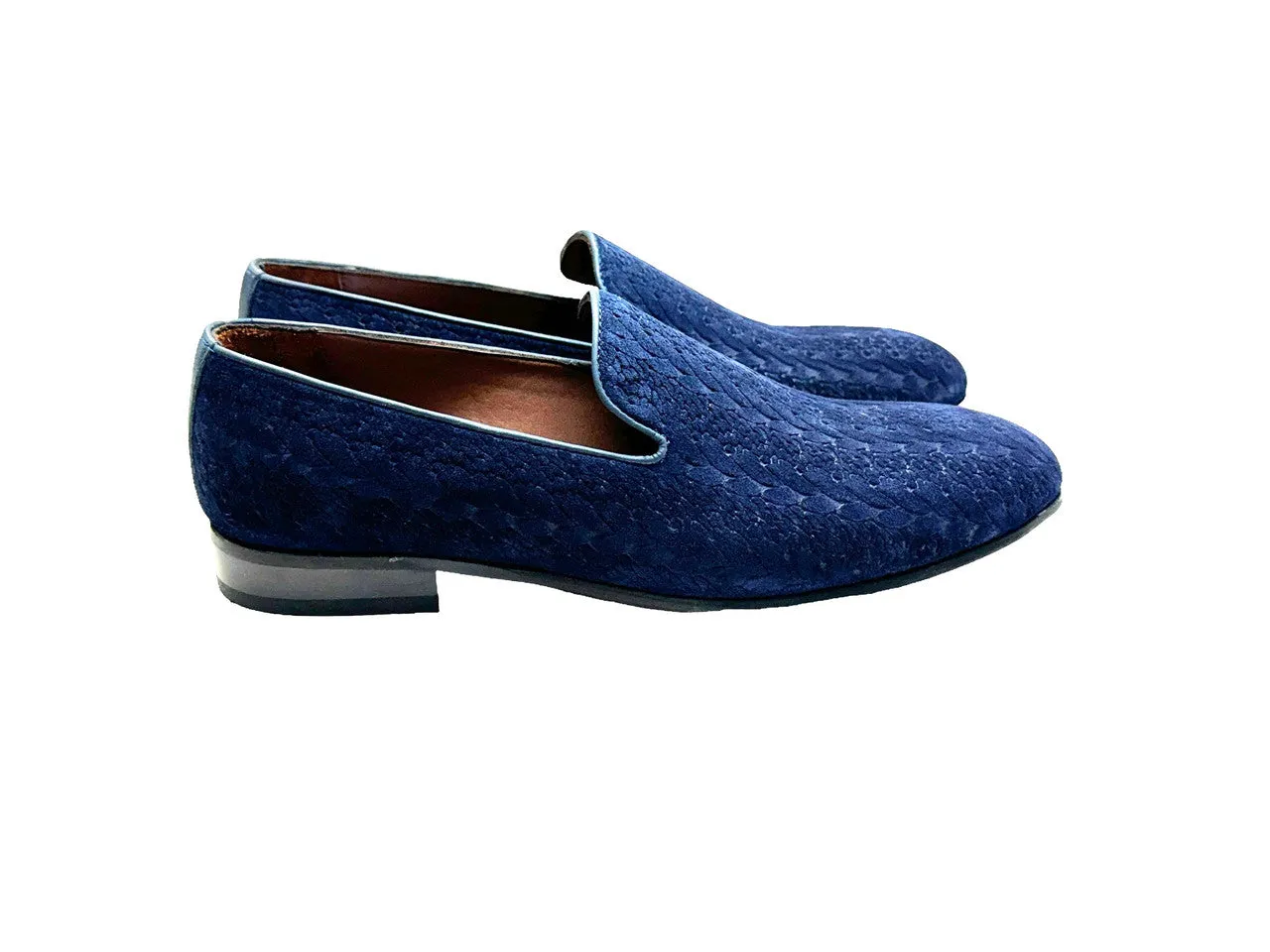 P00056- Warren Loafer Navy Suede