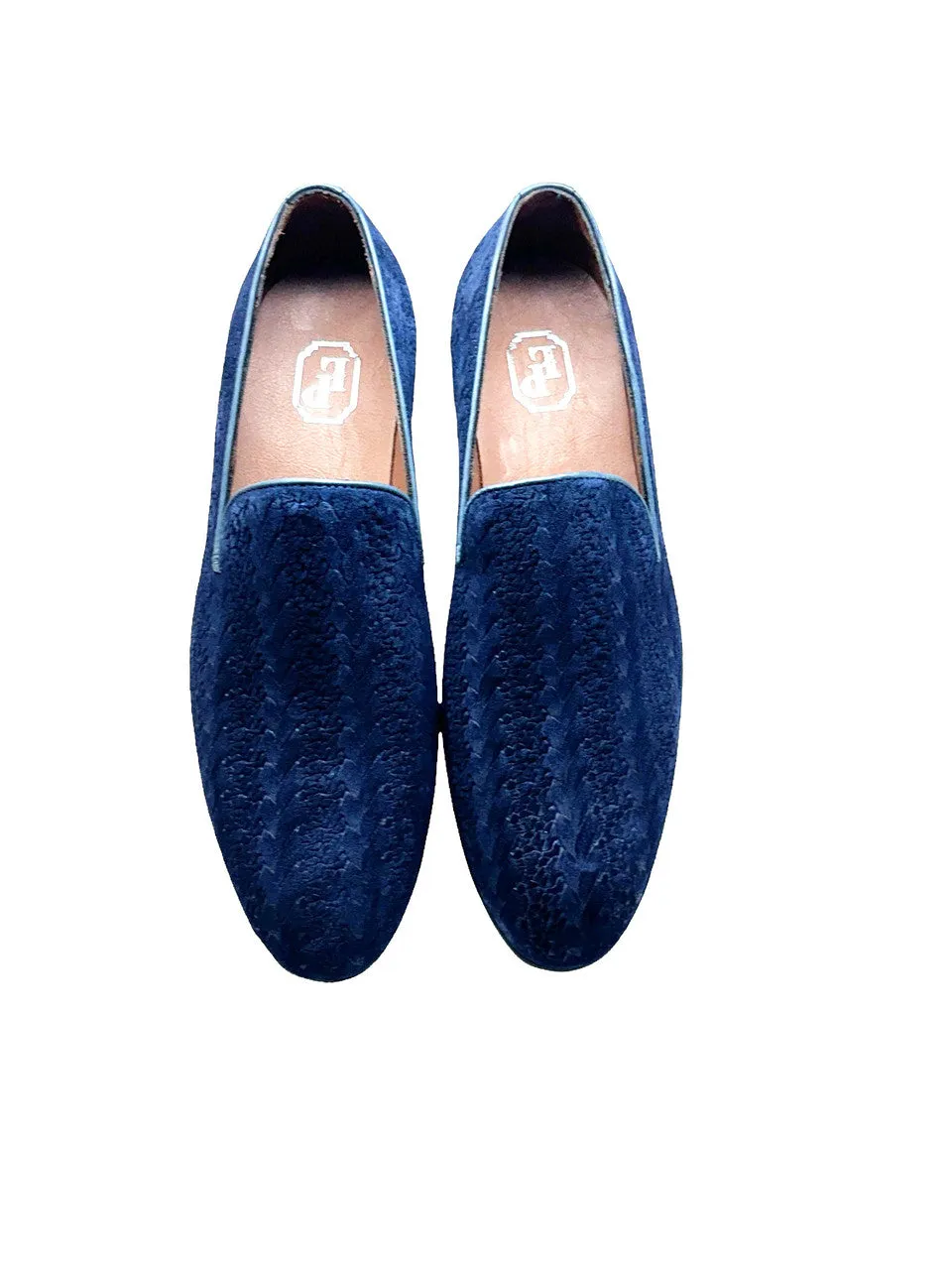P00056- Warren Loafer Navy Suede