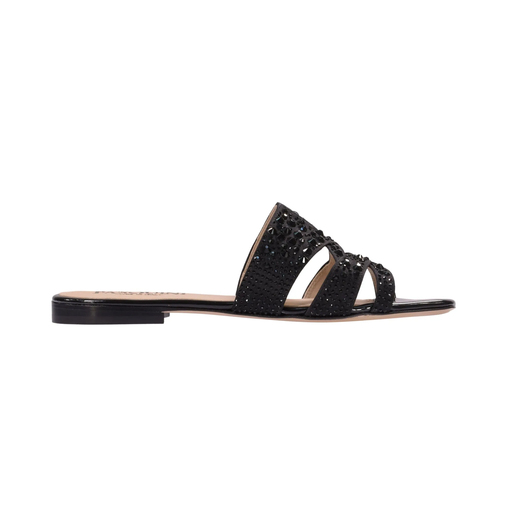 Pasquini Women's Flat Leather Flat Sandal
