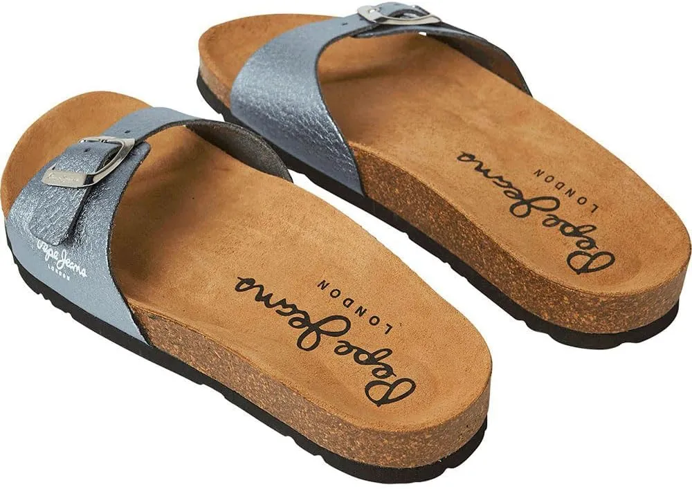 Pepe Jeans Women's Flatform Flat Sandal