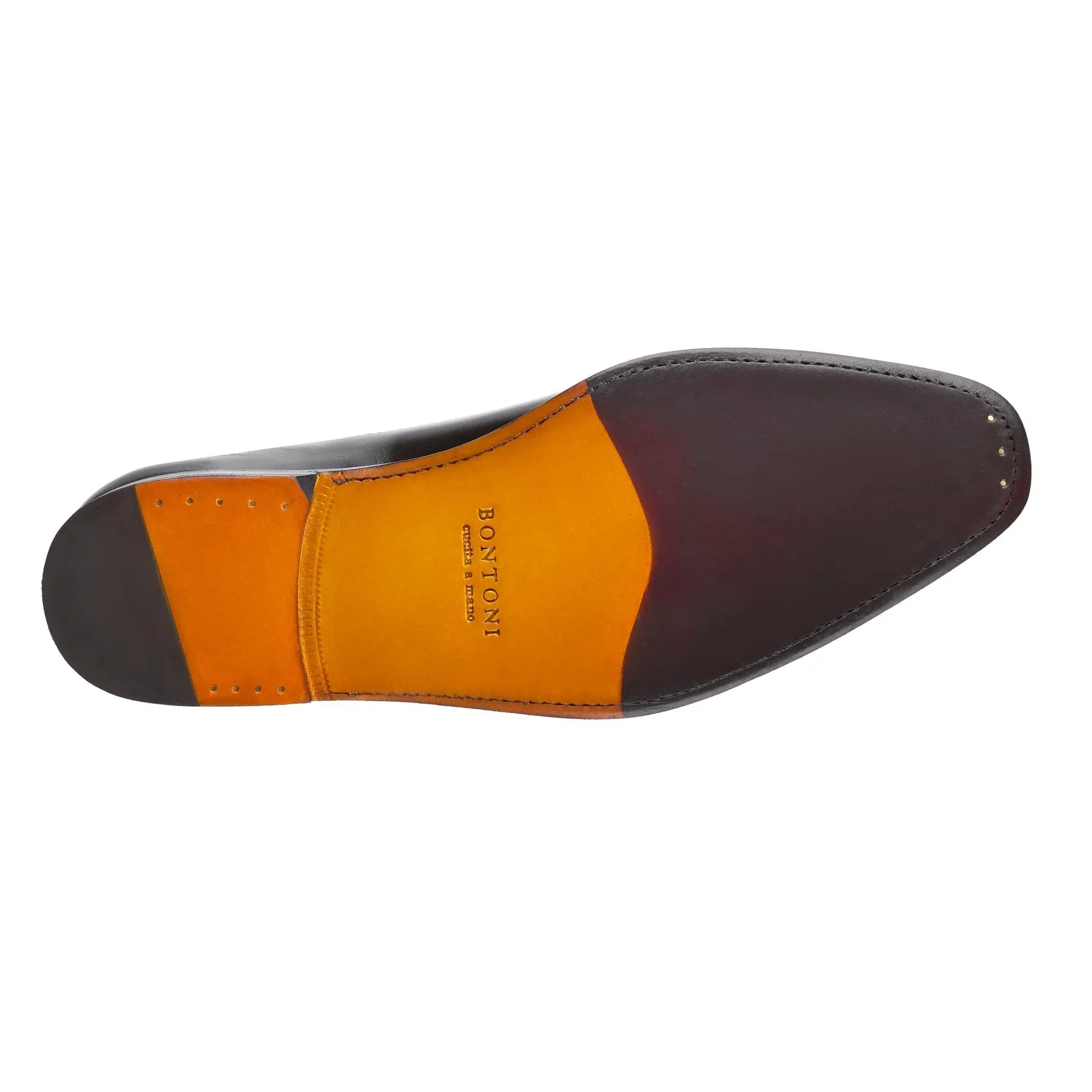 "Sciuscia" Five-Eyelet Wholecut Balmoral with Perforated Details and Medallion