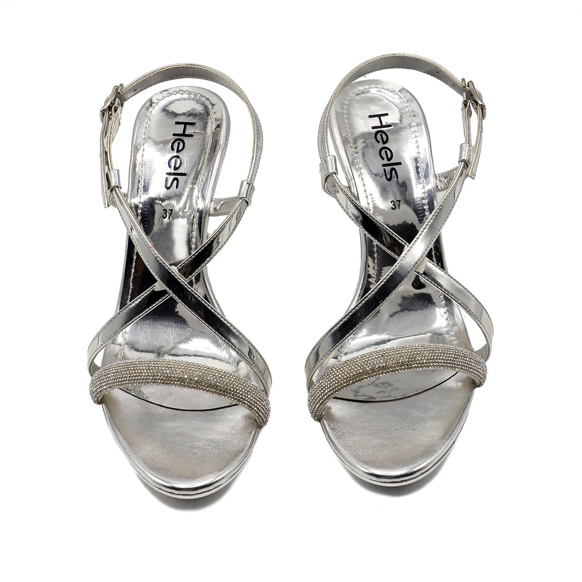 Silver Fancy Sandal 066604
