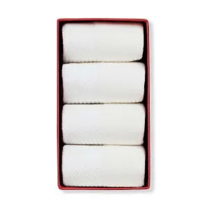 Simply Active Ankle, Cotton White, 4-Pair Box
