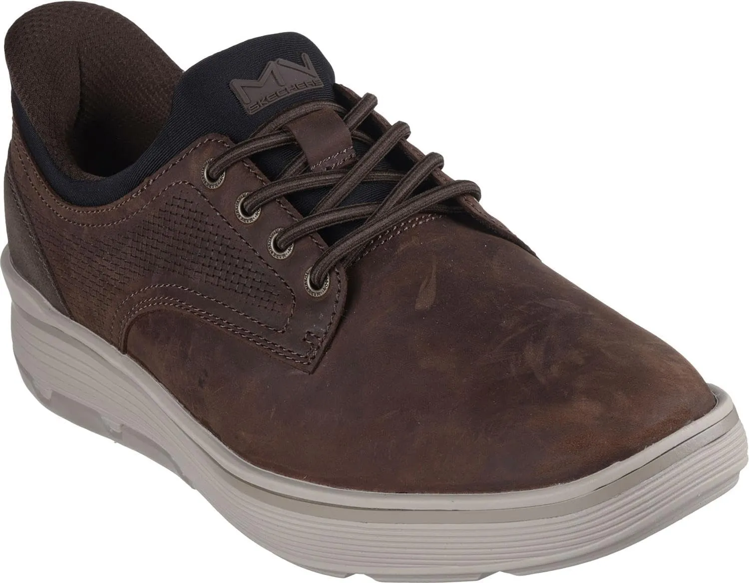 Skechers - Mens Mark Nason: Casual Glide Cell - Duncan Slip On Shoes, Color Red/Brown, Size: 9.5 M US
