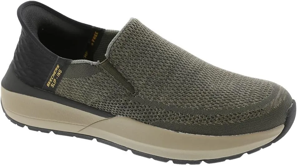 Skechers Men's Neville-Rovelo Slip-in Sneaker