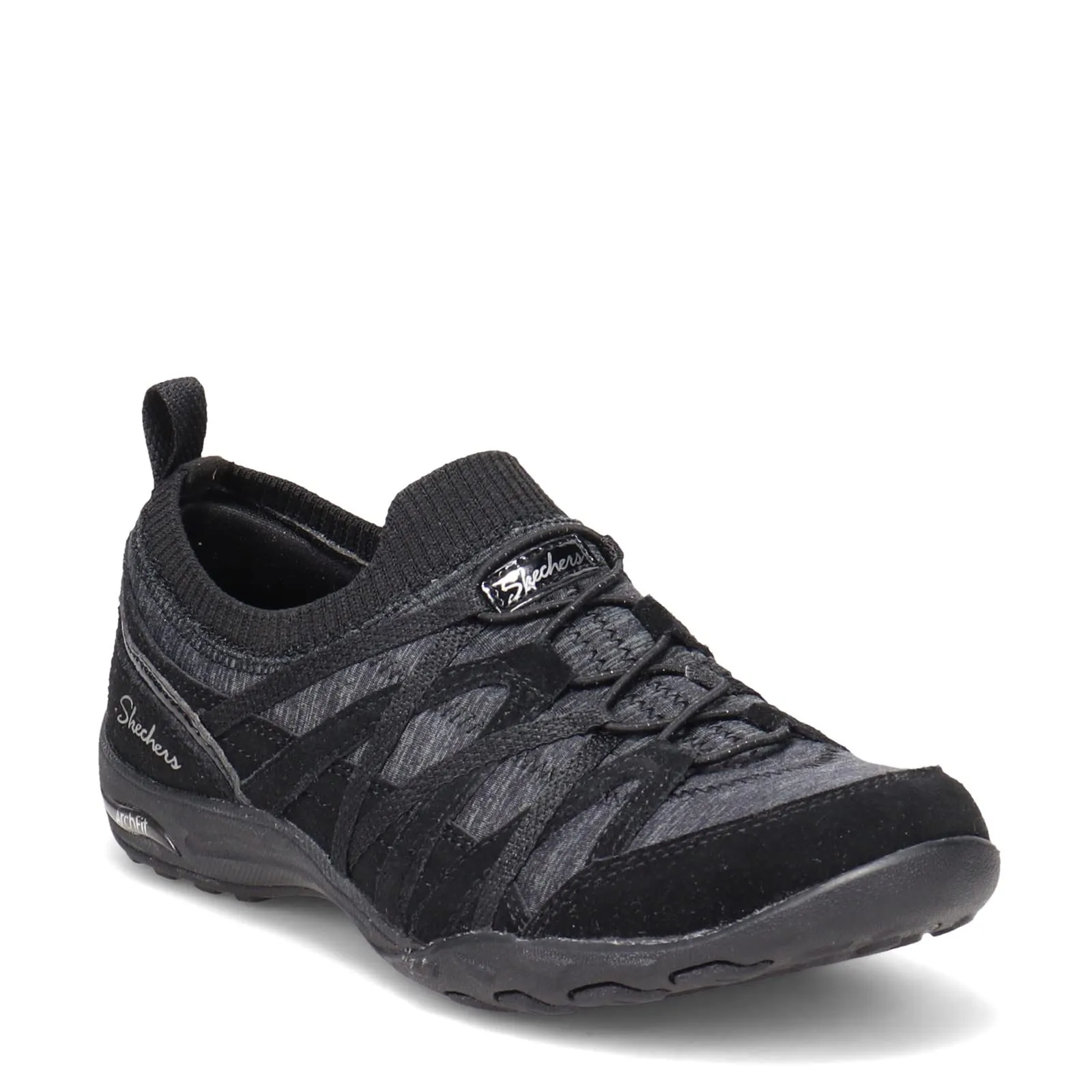 Skechers Women's Sneaker, Black, 5.5