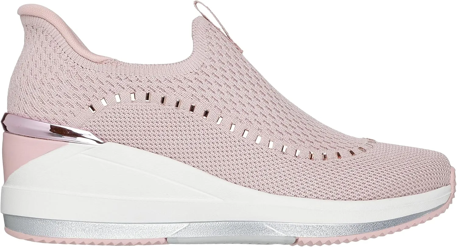 Skechers Women's The Triple Wedge-Clariti Hands Free Slip-ins Sneaker