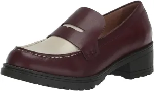 Slip Heeled Camea Specialty items Haan Loafers On Leather Big offer Round Bloodstone/Ivory Cole Toe Block