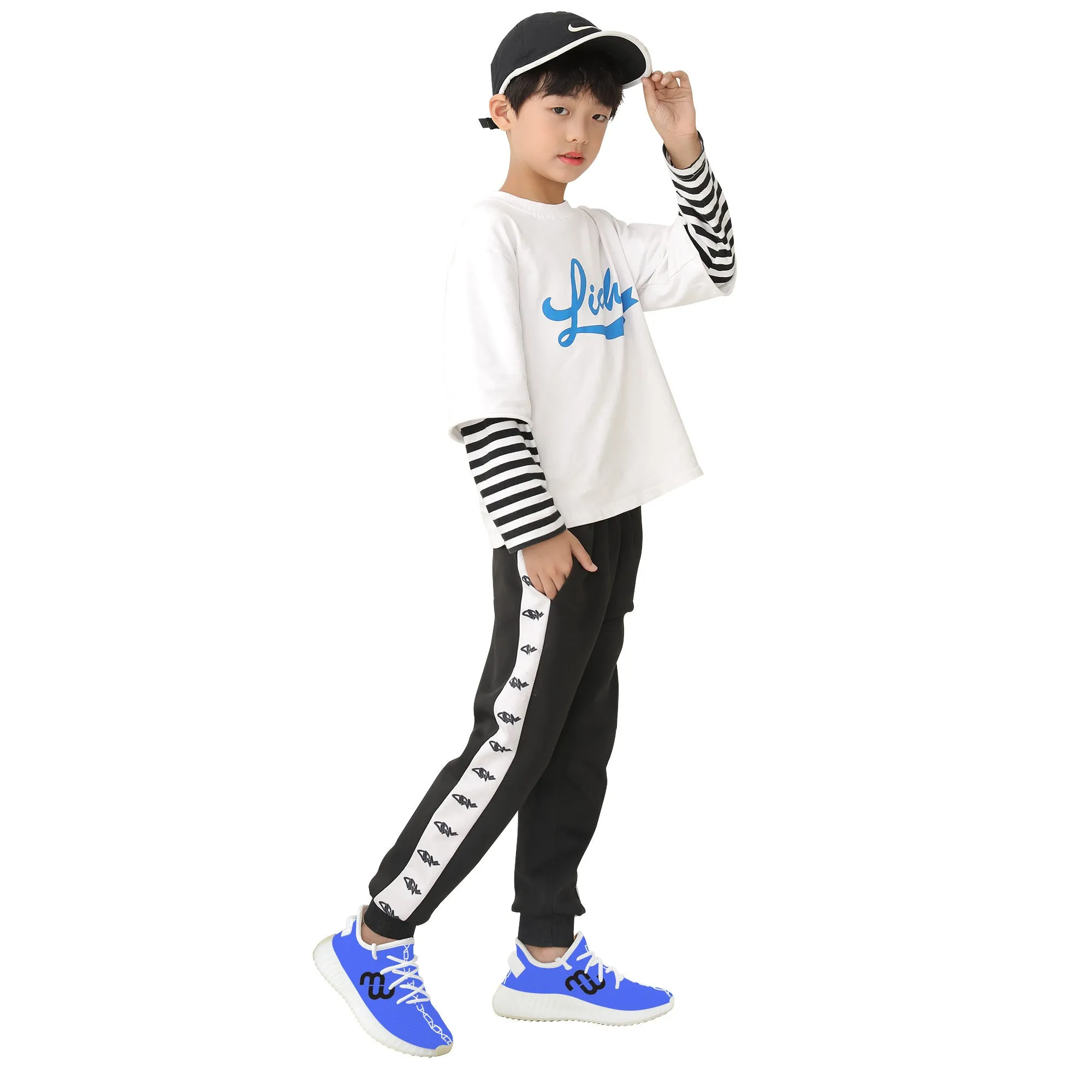 Sneaker Mesh Kids Seasonal promotion Bushae Budget-friendly - Knit Money White D18