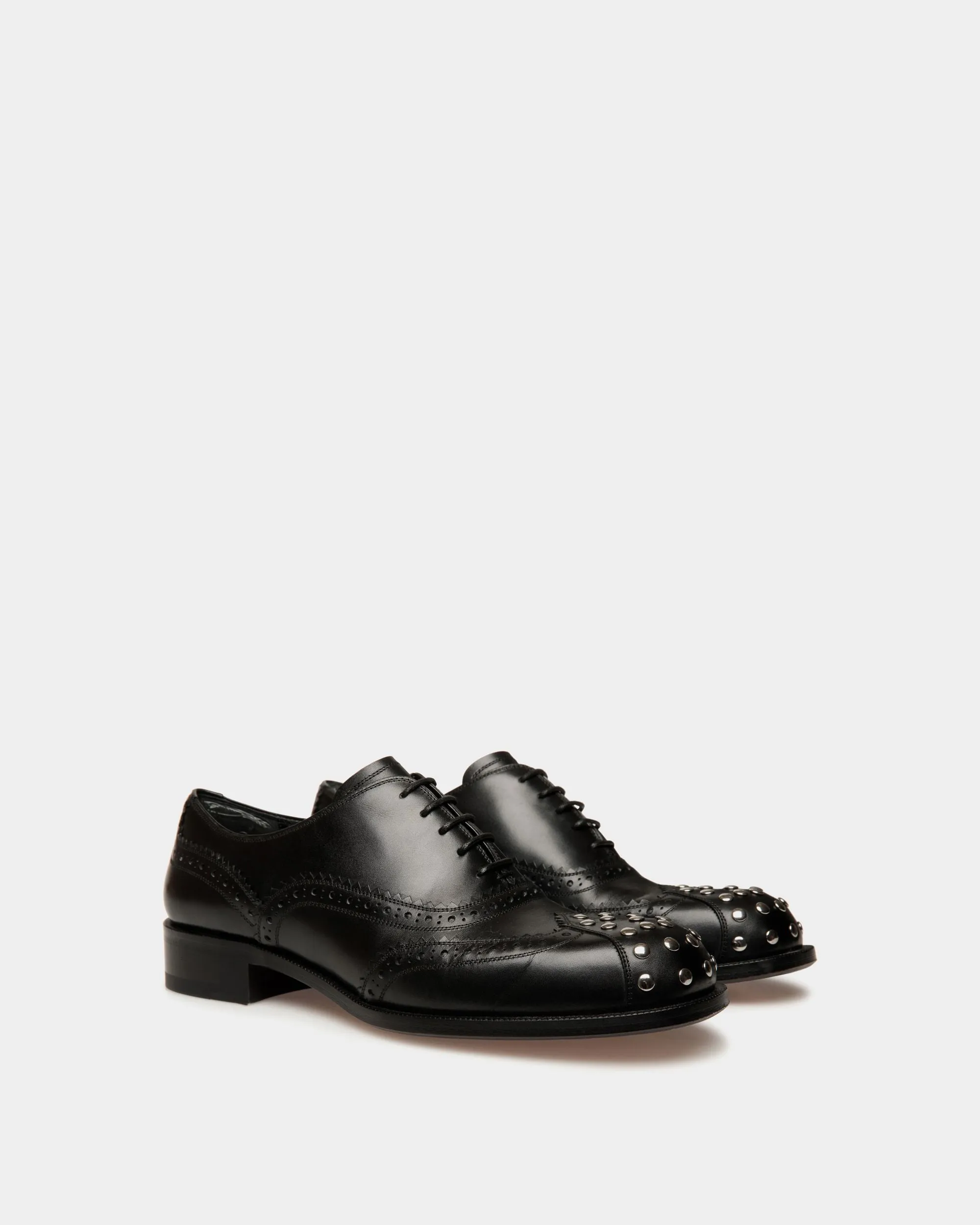 Spiegel Oxford in Black Leather