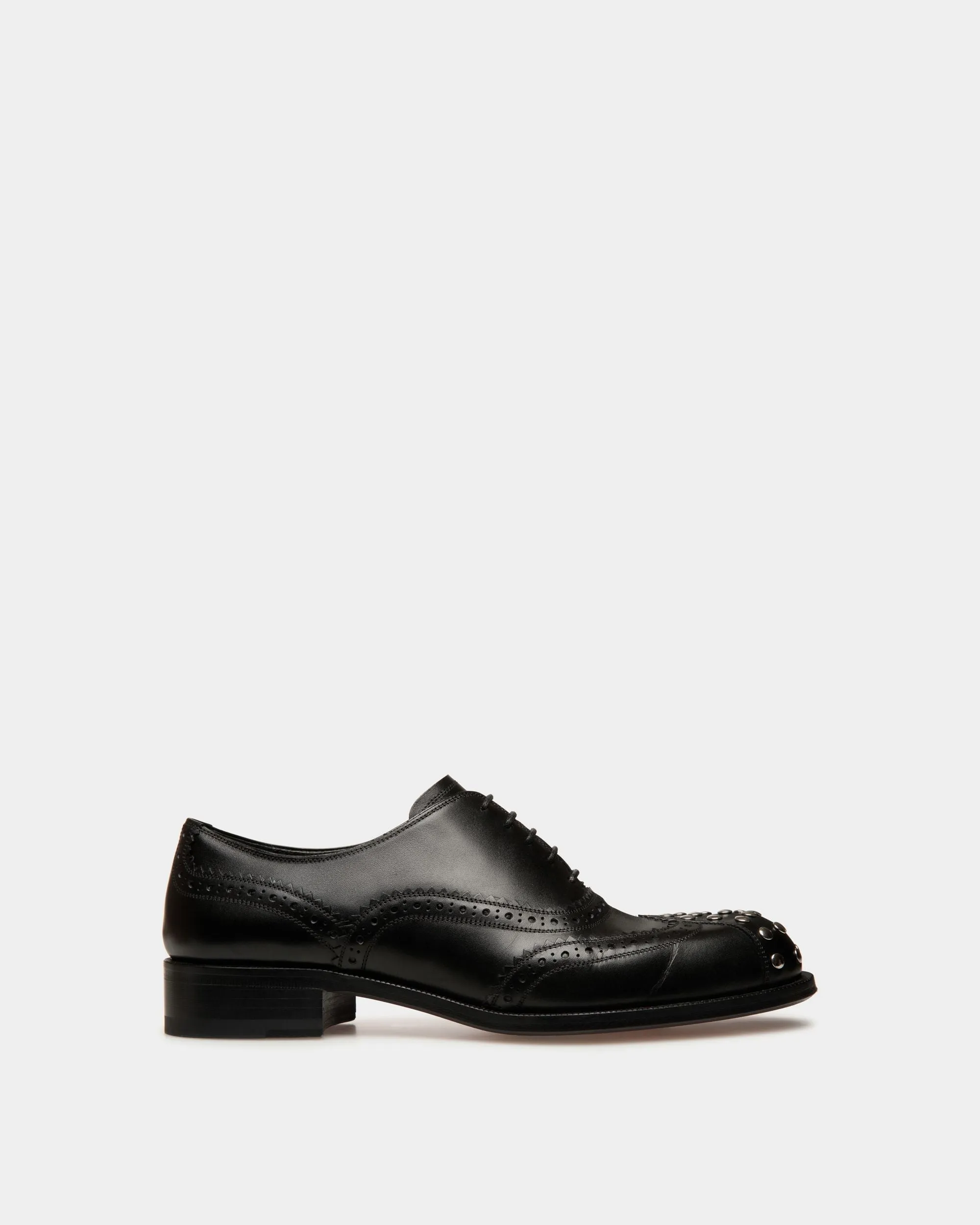 Spiegel Oxford in Black Leather