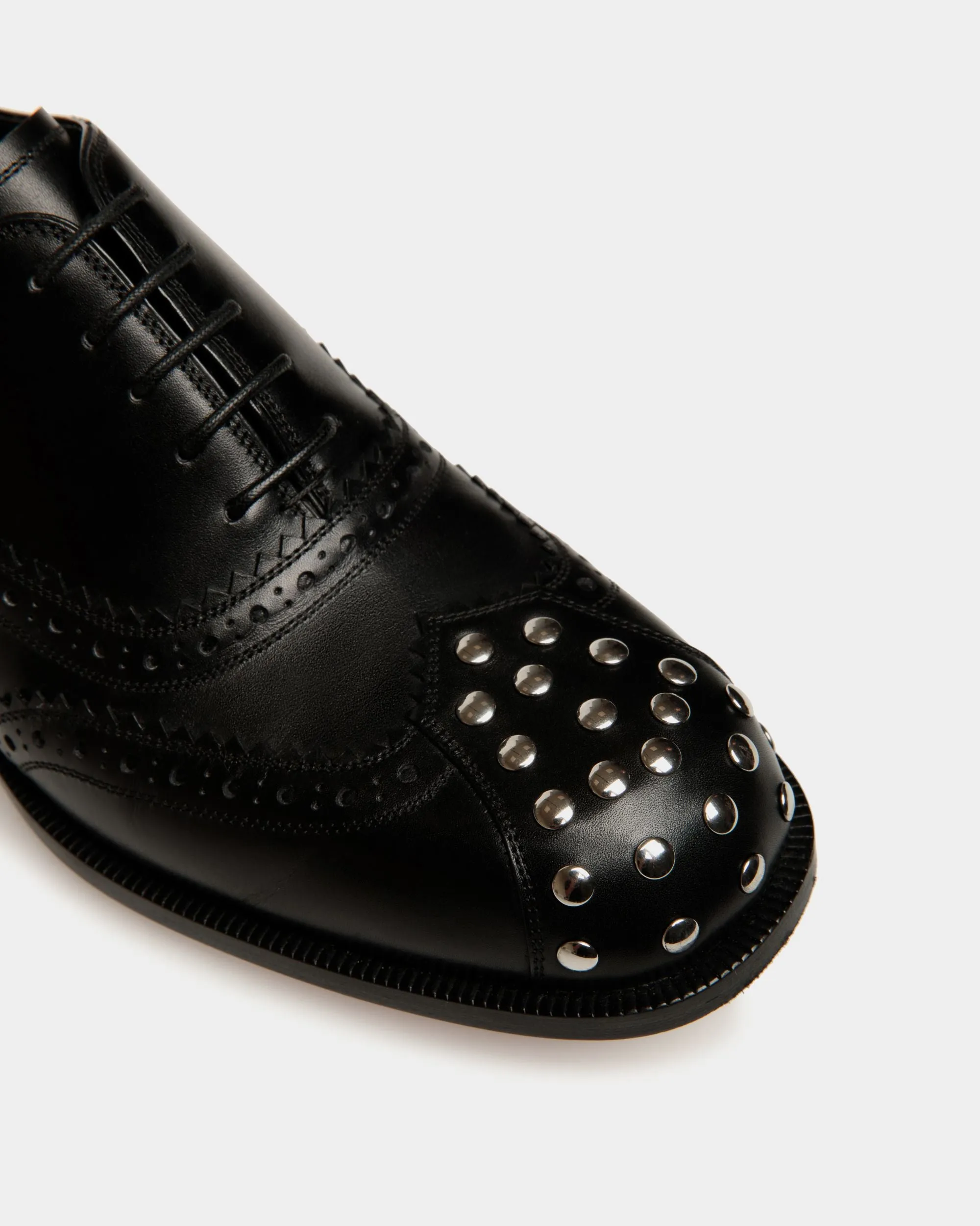 Spiegel Oxford in Black Leather