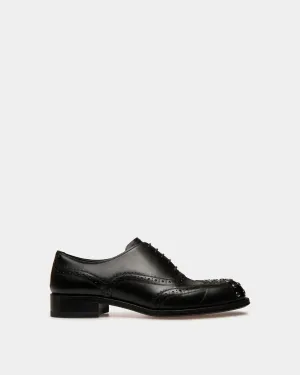 Spiegel Oxford in Black Leather