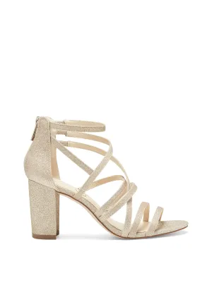 Stassey Sandal in Champagne