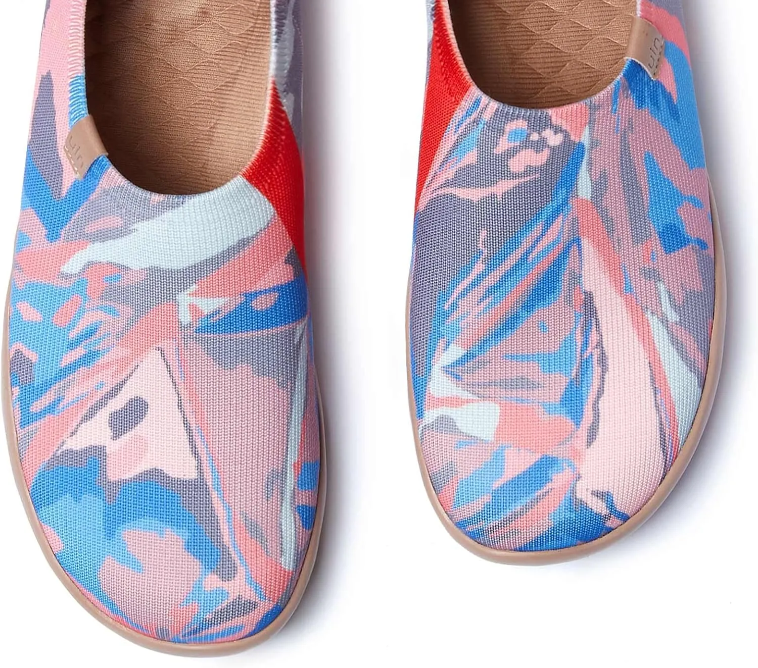UIN Women's Art Travel Shoes Toledo Ⅰ Knit Slip On Comfort Sneaker Art Series