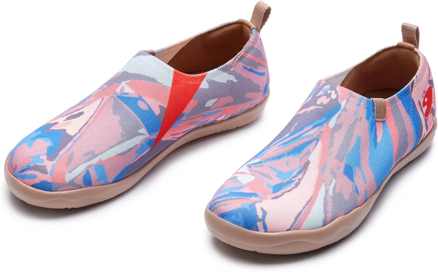 UIN Women's Art Travel Shoes Toledo Ⅰ Knit Slip On Comfort Sneaker Art Series
